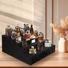 Ghguole Cologne Organizer for Men,5 Tier Wood Cologne Stand with