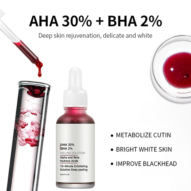 AHA 30% + BHA 2% Peeling Solution, Exfoliating Solution AHA
