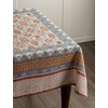 Maison d' Hermine - Mantel decorativo rectangular de 100 %