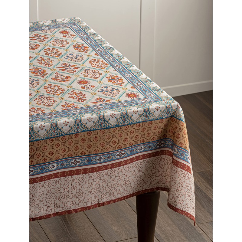 Maison d' Hermine - Mantel decorativo rectangular de 100 %
