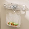 Temvue Kitchen Garbage Bag Stand, Clear Plastic Waste Bag Holder