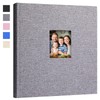 Photo Album 4x6 600 Photos with Writing Space Linen Cover