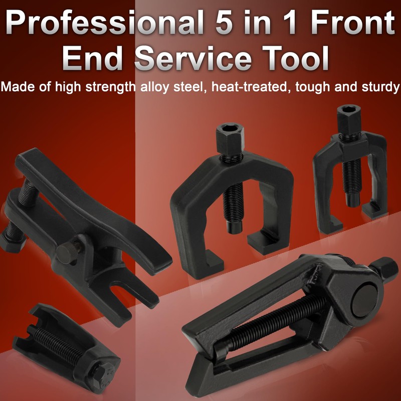 limontek 5pcs Pitman Arm Puller Ball Joint Separator, Tie Rod