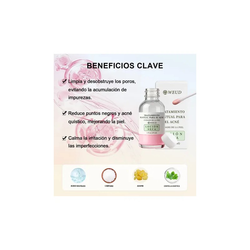 Weud Skincare Total,antiacnéarrugasrepararhidrata 6 En 1