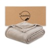 Sushing Luxury Flannel Warm Throw Blanket, Soft Lightweight Silky Plush