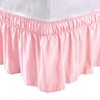 PiccoCasa Elasticated Bed Skirt Ruffled Bed Base Wrap Around Bed