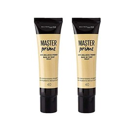 2 x Maybelline Face Studio Anti-Dullness Primer - 40 Brightening Pigment 30ml