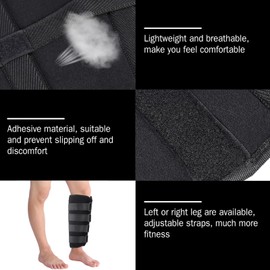 Calf Bandage Calf Compression Stockings, Adjustable Strap Tibia and Fibula Fracture Orthosis, External Fixation Calf Protection Shin Splints Syndrome Sleeves