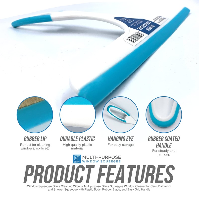Window Squeegee Glass Cleaning Wiper Rubber Blade For Shower Screen