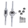 12Pcs Drill Tap Die Wrench Manual Thread Tapping Tool Set