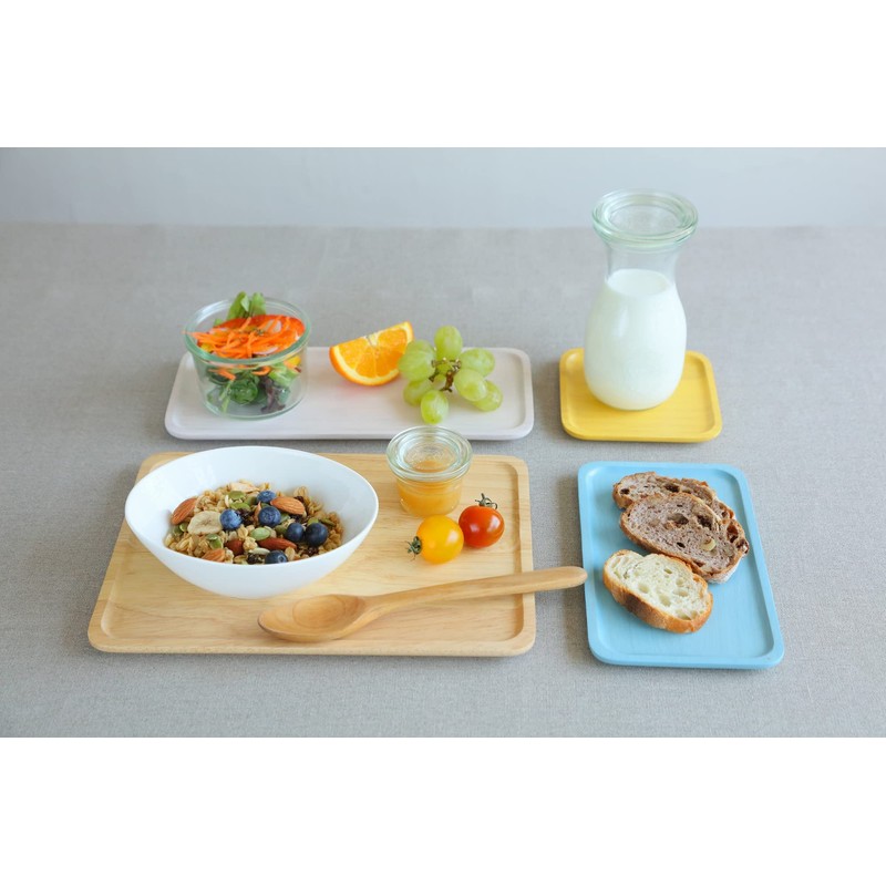 ACACIA WOODEN PLATE Blue