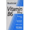 HealthAid Vitamin B6 (Pyridoxine HCl) 50mg - 100 Tablets