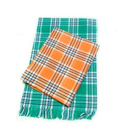Cotton Colors Cotton Bath Towel (Pack of 2, Large Size,Multicolor)_D146
