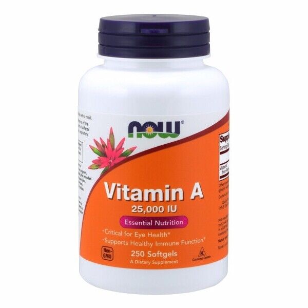 Vitamin A from Fish Liver Oil 250 Softgels 25;000 IU