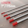 YESWELDER TIG Welding Tungsten Electrode 2% Thoriated 3/32" x 7"