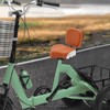 YIYIBYUS Bike Seat with Backrest,Extra Wide Bicycle Tricycle Saddle Seat,
