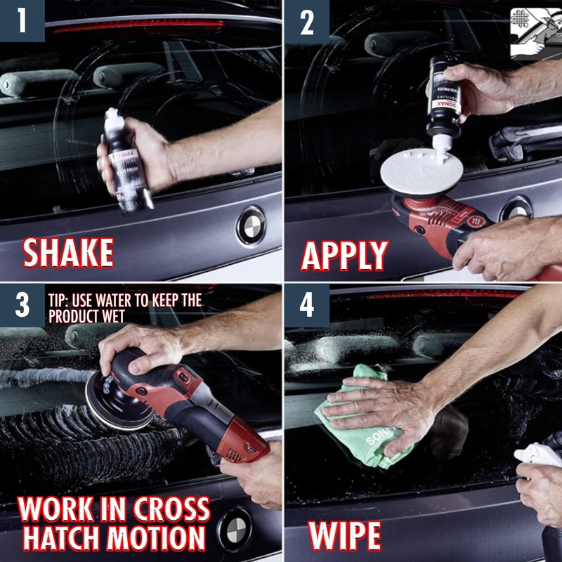 SONAX Glass Polish 27314 | Professional Grade Cleaner for Smooth