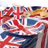 Smiffys Union Jack Round Paper Plates 22.5cm – 8 Pack