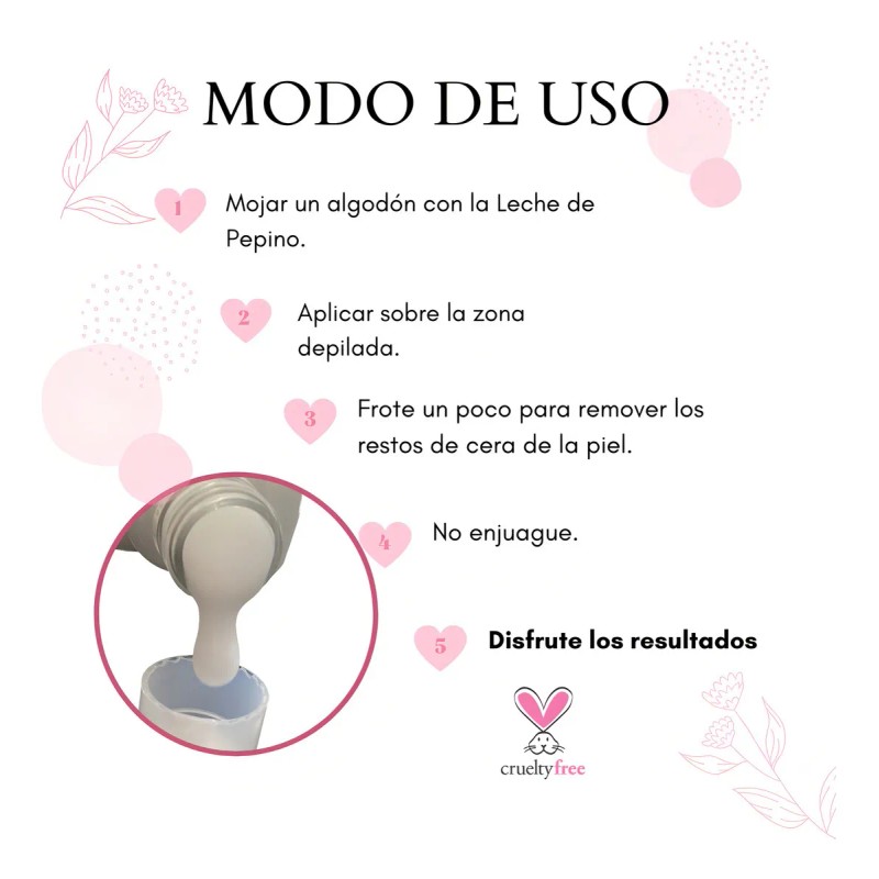 Leche De Pepinos Post-depilatorio Cargolet 250 Ml