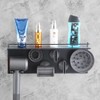 Lumclaw Wall Mounted Hair Dryer Holder Stand Airwrap Dryer Holder