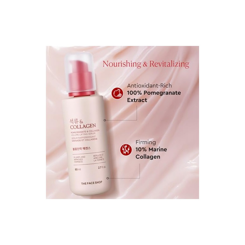 The Face Shop Pomegranate Collagen Serúm Facial Granada Colágeno Serum