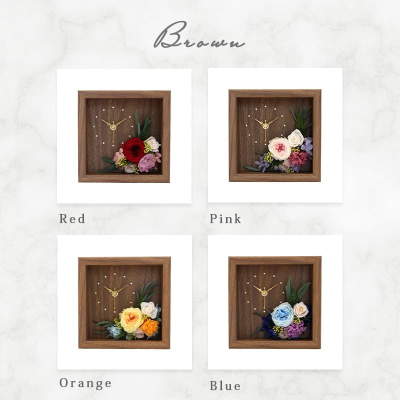 [Mahalo -] Preserved Flower Clock Clock Hawaii Miscellaneous Goods Hawaiian