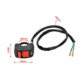 MRS Kill Stop Switch ON Off for 50cc 70cc 90cc 110cc 125cc 140cc 250cc Dirt Pit Bike ATV Scooter Motorcycle Mini Bike Cut Off Kill Stop Switch 7/8'' 22mm Handle Bar TAOTAO COOLSTER Apollo Baja SSR