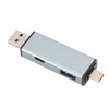 USB 3.0 Card Reader Plug and Play Dual Connector Memory