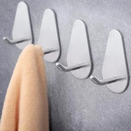 UEMUSI 20Packs 5 Boxes 5 Towel Hooks, Adhesive Hooks for Hanging Towel Robe Coat