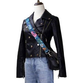 Allzedream Flower Purse Straps Replacement Crossbody Shoulder Bags Wide Adjustable (Blue)