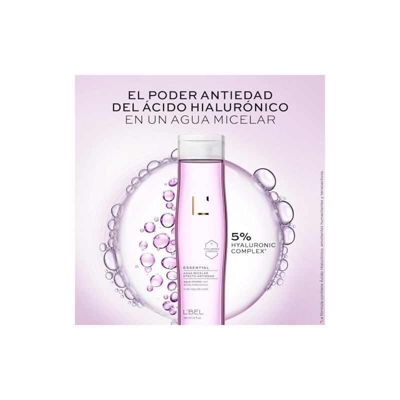 L'BEL - Essential Agua Micelar Efecto Antiedad 180ml