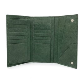 RITTA BERA Card Case, Long Wallet, Card Holder, Wallet, Card Storage, Card Case, Trifold, Coin Pocket, Synthetic Leather, green (forest green)