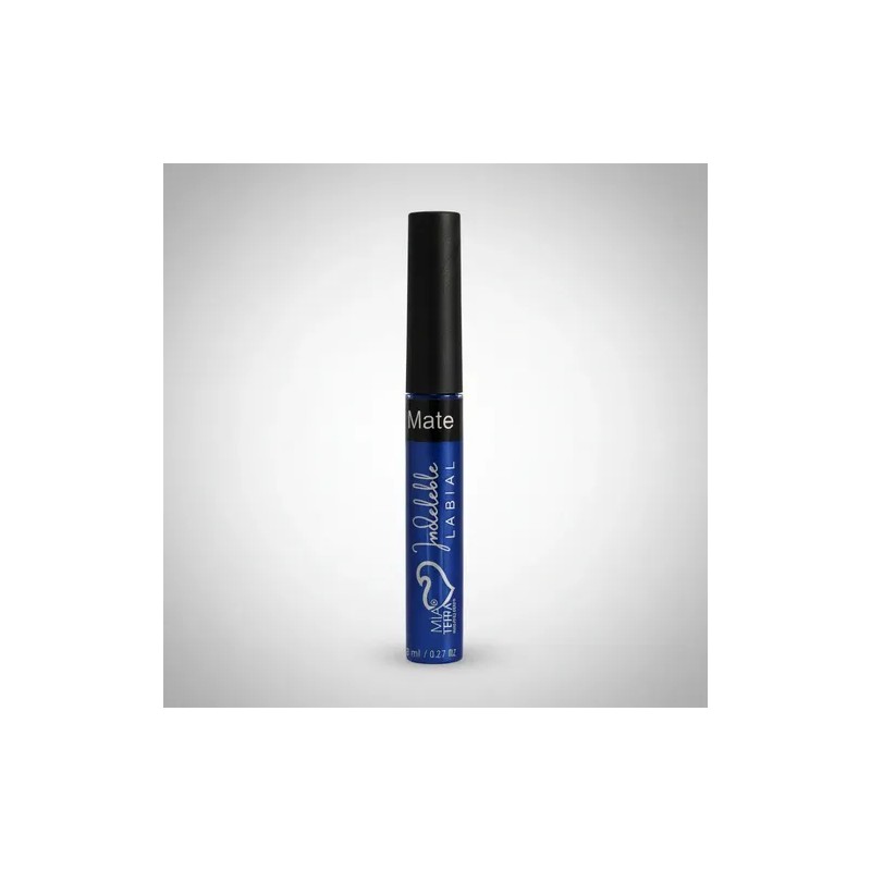 Labial Indeleble Mia Terra Cosmetics Color Azul