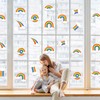 Wonmon 45 PCS Rainbow Cutouts for Bulletin Board Decoration, Cute