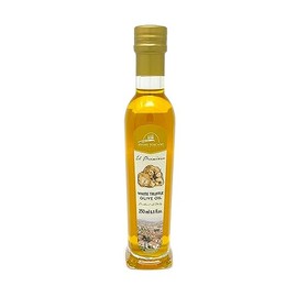 Sogno Toscano White Truffle Oil - White Truffle Infused EXTRA VIRGIN Olive Oil - Gourmet Dressing, Seasoning, Marinade, or Drizzle, Non-GMO, Gluten-Free - 8.5 fl.oz (1)