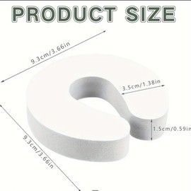 6pcs Door Finger Guards, Safety Door Stoppers, Baby Safety Finger Pinch Guard Child Door Stopper Prevent Children's Fingers from Being Pinched by The Door (White)