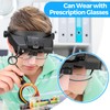 COYLAPY Magnifying Glasses with Light, Versatile Magnifying Glasses for Close