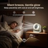 Ausic Powerful Desk Fan Utra-quiet for Bedroom, 15200mAh Small Turbo