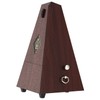 Wittner mechanisches Metronom 855111 Mahagoni-Design mit Glocke mit keepdrum Mikrofasertuch