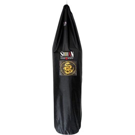 SHIHAN POWER SPORTS 3,4ft Cover GOLD-DRAGON Out-Door Cover Protection for your boxing Bag Ideal for freestanding strike bag, BLACK