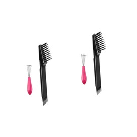 Ipetboom Sets Hair Brush Bristle Brush Hair Scalp Tweezer Scalp Massager Comb Cleaning Comb
