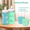 AUDRWALL Silicone Sleeves for Avent Natural Glass Baby Bottles, BPA