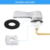 Universal Front Mount Handle Hibbent 2 Pack Toilet Tank Flush