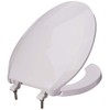 TOTO SC134#01 Elongated Commercial Toilet Seat, Cotton White