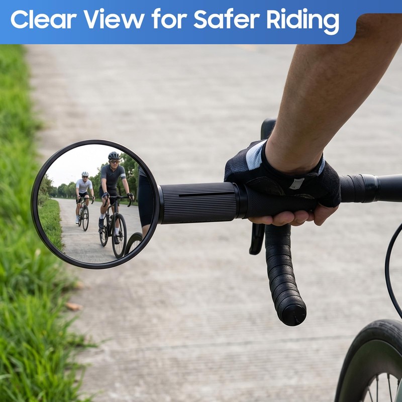 2PCS Rearview Bike Mirrors Set