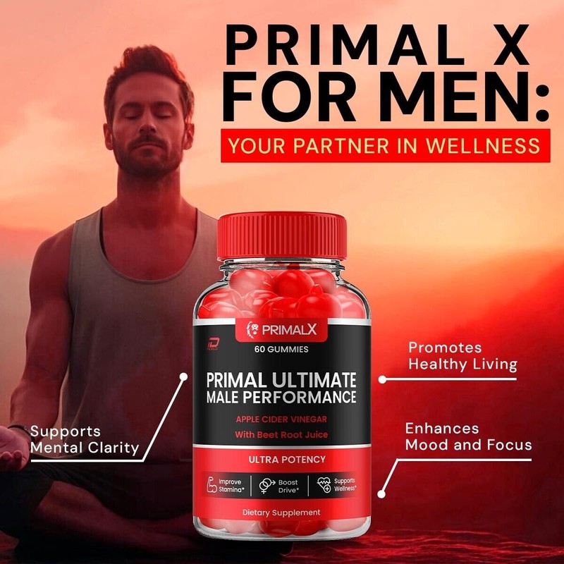 Primal Ultimate (1 Pack) Primal Ultimate Gummies for Men-PrimalX Vitamin