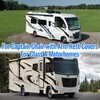 2Pcs Composite Fabric RV Seat Covers for Captain Chair with