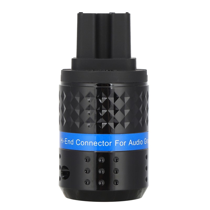 Monosaudio IEC Connector Pure Copper Rhodium Plated Audio Power Connector
