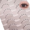 Bottom Lashes Strip 10 Pairs Natural Wispy False Eyelashes 4-7MM