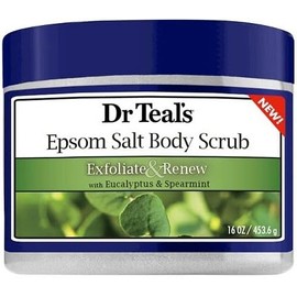 Dr Teal's Exfoliate & Renew Eucalyptus & Spearmint Epsom Salt Body Scrub 16 oz